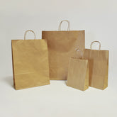 Kraft Paper Carrier Bag, 320x410x120 - Medium (PACK 250)